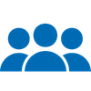 blue customers icon